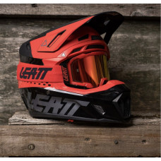 Мотошлем LEATT Helmet Moto 8.5 + Goggle [Red], L